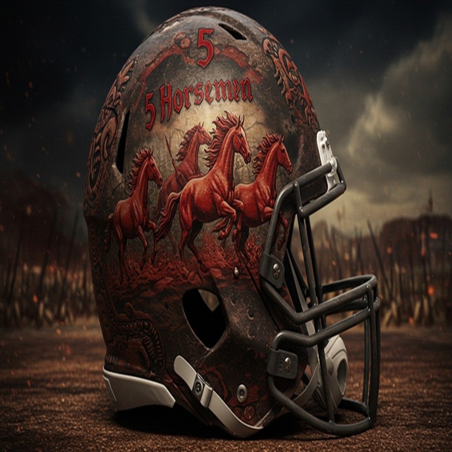 5 Horsemen helmet