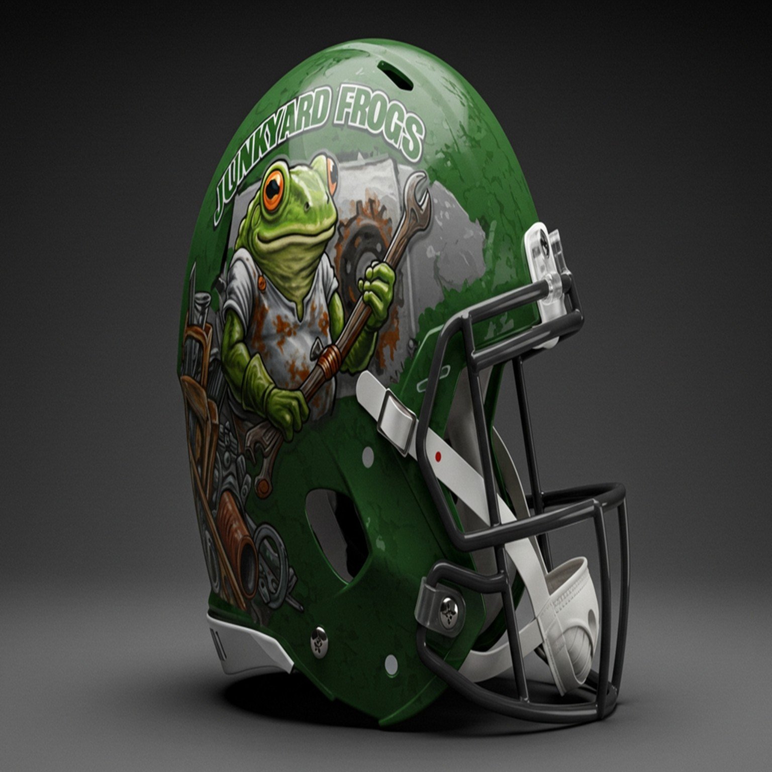 Junkyard Frogs helmet