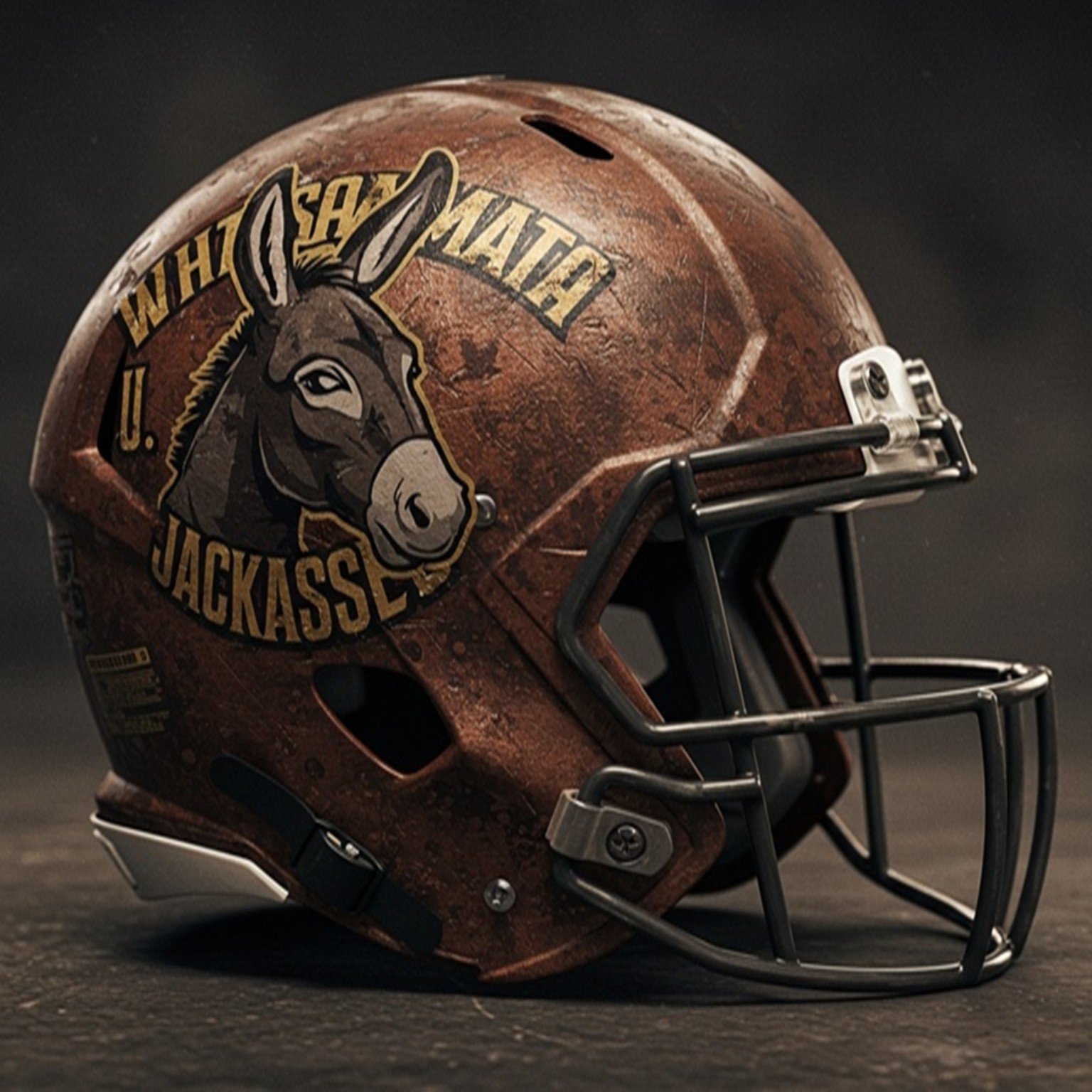 Whatsamatta U. Jackasses helmet